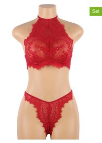 INTIMAX 2-delige lingerieset rood - 62% | Maat: 4XL/5XL |