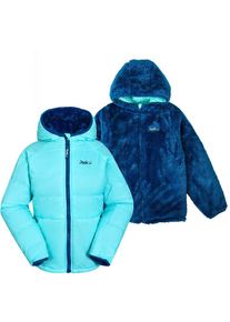 Peek U Omkeerbare doorgestikte jas "Clover" lichtblauw/blauw - 46% |