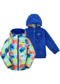 Peek U Omkeerbare doorgestikte jas "Meadow" turquoise/blauw - 55% |