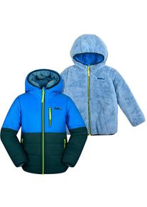 Peek U Omkeerbare doorgestikte jas "Wolf" blauw - 55% | Maat: 92 |