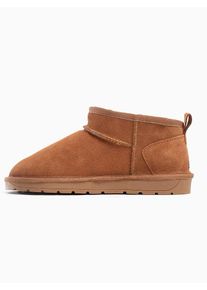 NICEBAY Leren winterboots "Mina" lichtbruin - 71% | Maat: 36 |