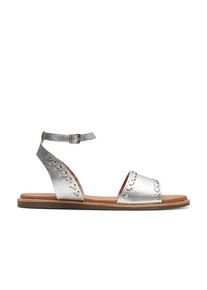 Clarks Leren sandalen "Maritime May" zilverkleurig - 51% | Maat: 42 |