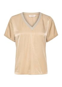 Cream Shirt beige - 72% | Maat: 34 |