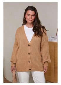 Curvy Lady Vest lichtbruin - 74% | Maat: 44/46 |
