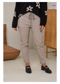 Curvy Lady Broek beige - 76% | Maat: 48/50 |