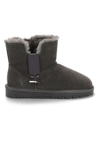 NICEBAY Leren winterboots "Labia" grijs - 68% | Maat: 40 |