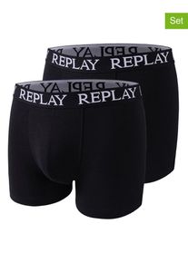 Replay 2-delige set: boxershorts zwart - 52% | Maat: S |