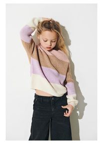 KIDS Only Trui "Sandy" lichtroze/lichtbruin/paars - 30% | Maat: