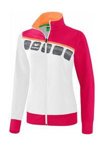 Erima Trainingsvest "5-C" wit/roze - 62% | Maat: 40 |