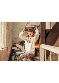 Like Flo Hoodie "Like Flo Flo" crème - 52% | Maat: 164 |