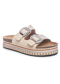 Foreverfolie Slippers beige - 66% | Maat: 40 |