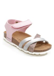 BACKSUN Sandalen "Bogota" lichtroze/zilverkleurig - 71% | Maat: 33 |