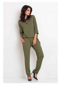 Awama Jumpsuit kaki - 84% | Maat: S |