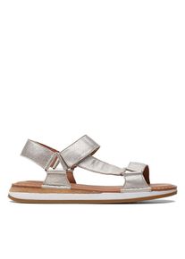 Clarks Leren sandalen zilverkleurig - 55% | Maat: 37,5 |