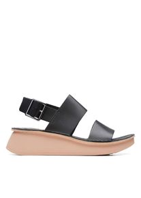 Clarks Leren sleehaksandalen zwart - 58% | Maat: 36 |