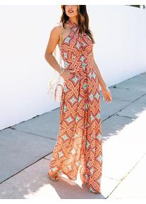 Milan Kiss Jumpsuit oranje/rood - 76% | Maat: M |