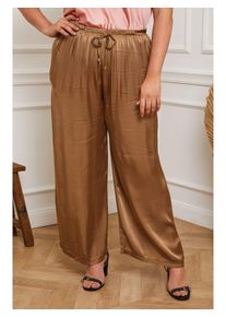Plus Size Company Marlenebroek "Kendy" camel - 86% | Maat: 52 |