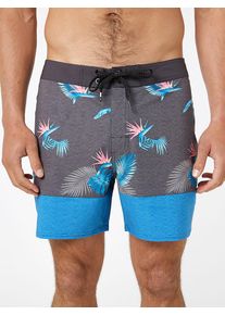 Rip Curl Zwemshort "Mirage Retro Equator" antraciet/blauw/lichtroze -