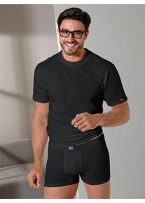 Kumpf Herren Shirt in 2 St&uuml;ck schwarz ,Gr&ouml;&szlig;e 5, Witt, 100% Baumwolle