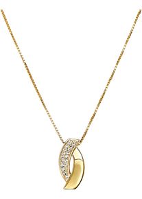 Dames Hanger met ketting Zilver verguld 925 Maat 0
