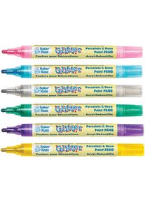 Glitter Porcelain & Deco Paint Pens (Colour Pack A) Paints