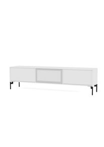 Octave V Étagère TV New White - cadre noir Montana QUICK SHIP