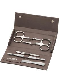 ERBE® ERBE Manicure-etuis Etui met drukknopen, 5-delig, taupe Make-Up Tas Dames