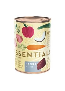 6 x 385 g Terra Canis Essential con pollo y caballo comida húmeda para perros
