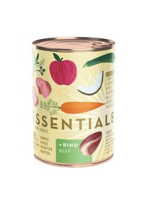12 x 385 g Terra Canis Essential con pollo y vacuno comida húmeda para perros