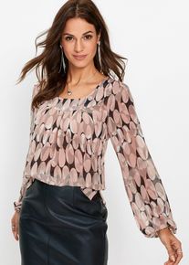 Blouse-tunique - rose - taille 48 - bonprix