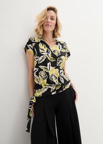 Tunika med snøring, svart, størrelse 42, bonprix