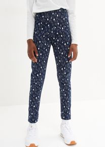 Termoleggings av økologisk bomull for barn, blå, størrelse 116/122, bonprix