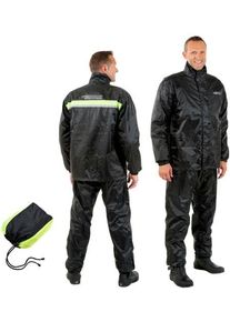 GERMOT Scoot, rain jacket , color: Black/Yellow , size: S