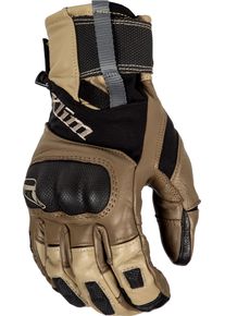 Klim Adventure Short, guanti Gore-Tex , colore: Beige/Nero , dimensione: S