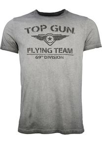 Top Gun Ease, T-shirt , kleur: grijs , maat: M