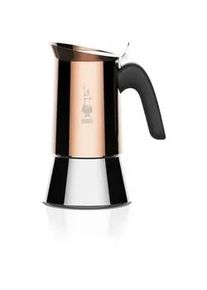 Bialetti Espressokocher , Edelstahlfarben, Kupferfarben , Metall , 11x21x13.5 cm , Küchengeräte, Kaffeemaschinen & Milchschäumer