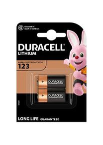 Batéria lítiová, CR123A, CR23, DL123A, CR123A, Duracell, blister, 2-pack, 42452