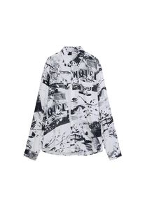 Desigual Chemise Homme noir, blanc taille L