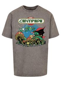 F4NT4STIC Shirt 'Centipede Atari Retro Gaming' Herren grau / mischfarben Größe L
