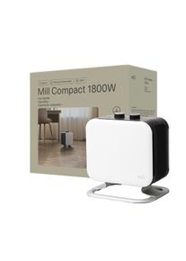 Mill Windverhitter Mill Compact 1800W met aluminium voet, snelle verwarming, wit