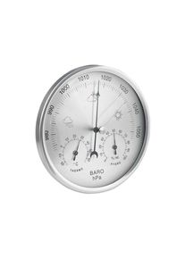 Station météo baromètre à cadran analogique avec thermomètre hygromètre mesures de pression atmosphérique simplicité et facile à lire