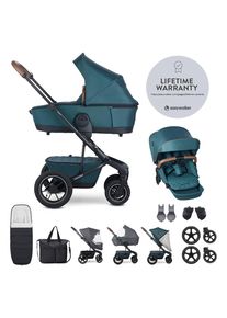 Easywalker Set XXL kombinovaný Harvey5 Air Premium Jade Green s príslušenstvom 2020