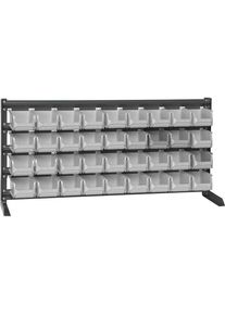Magazijnstelling voor kleine onderdelen ECO, met magazijnbakken, h x d = 480 x 200 mm
