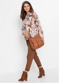 bonprix Mujer, Bolso de estilo bandolera, marrón, 0