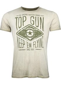 Top Gun Growl, T-shirt , kleur: groen , maat: S