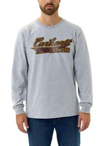 Carhartt Graphic, t-shirt lange mouw , kleur: Lichtgrijs (Hgy) , maat: XL