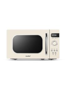 Comfeè Jamais utilisé] Micro-ondes rétro de 20L Comfee cmsro 20 di cr - 800W - Beige