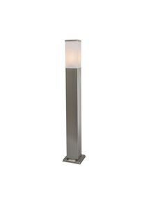 Qazqa Modern kültéri fali lámpa acél 80 cm IP44 - Malios