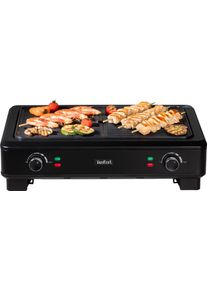 Tefal Tischgrill »tg9008 Smokeless Grill«, 2000 W, Wenig Rauch Und Geruchsbildung, Thermostate Mit 5 Einstellungen schwarz, Tefal Smoke Less Grill:...