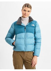 The North Face Dames Winterjas 'Saikuru' azuur / lichtblauw / donkergrijs / wit L
